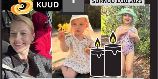 täna 3 kuud tagasi 16.01.2026 leiti surnuna Katrin Lust’i lapsed Olivia ja Gloria 1 kuu Eneke Roots tervitab