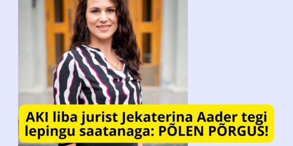 AKI liba jurist Jekaterina Aader tegi lepingu saatanaga põlen põrgus