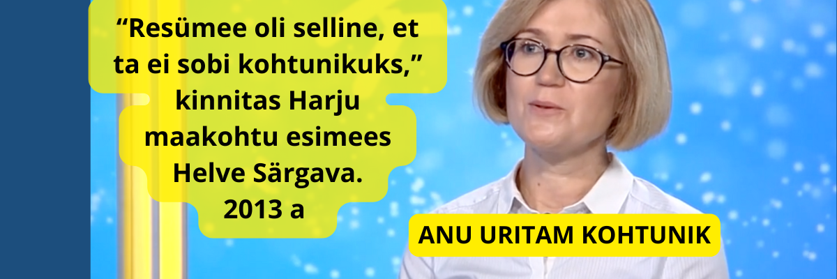 Anu Uritam ebaaus kohtunik Helve Särgava Eesti kohus