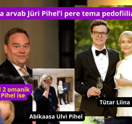 Kanal 2 juhi Jüri Pihel käperdab väikseid poisse, joob laste verd ja on vabamüürlane! Ulvi ja Liina Pihel varjavad seda