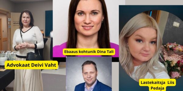 Lastekaitse heaolu spetsialist Liis Pedaja, Advokaat Deivi Vaht, Isa Martin Tints ja Kohtunik Dina Tali ebaseaduslik tegevus leiab aset 2025. aastal Eestis, Tallinnas.