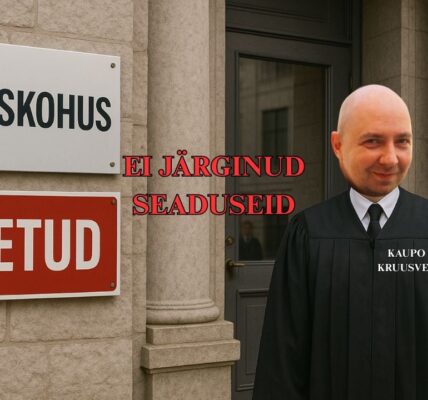 Halduskohtu esimehe Kaupo Kruusvee tegevus on õigusteta jätnud töötud, töövõimetud, abivajajad.