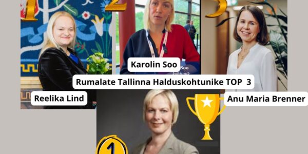Tallinna Halduskohtu kohtunik Maret Hallikma Reelika Lind Karolin Soo Anu-Maria Brener