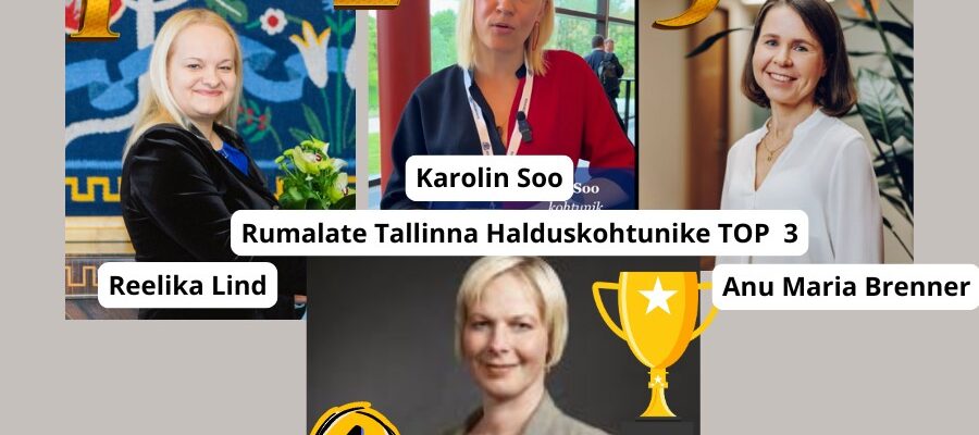 Tallinna Halduskohtu kohtunik Maret Hallikma Reelika Lind Karolin Soo Anu-Maria Brener