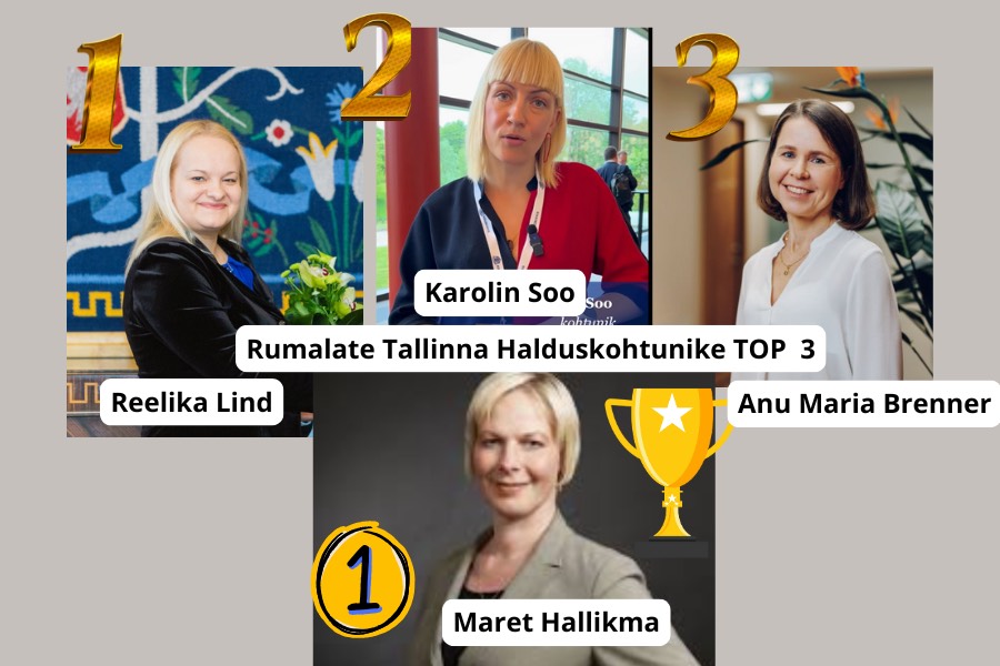 Tallinna Halduskohtu kohtunik Maret Hallikma Reelika Lind Karolin Soo Anu-Maria Brener