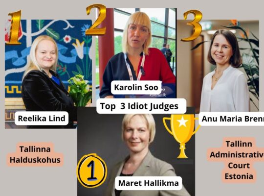 Top 3 Idiot Judges Maret Hallikma, Reelika Lind, Karolin Soo, Anu Maria Brenner Tallinna Estonia