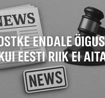 OSTKE ENDALE ÕIGUS – KUI RIIK ENAM EI AITA Newschannel.news eesti uudised korruptsioon