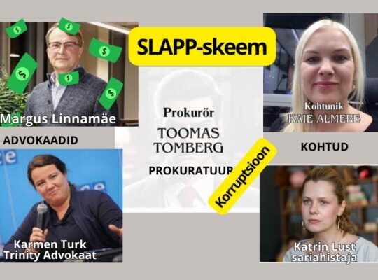 Kuidas prokurör Toomas Tomberg, Karmen Turk, Maarja Pild ja Margus Linnamäe vaigistavad ohvreid SLAPP-kaebustega Eesti kohtusüsteemis