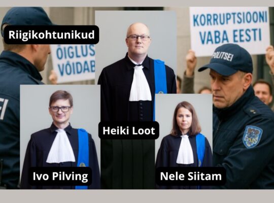 Riigikohtunikud Ivo Pilving, Nele Siitam, Heiki Loot- milleks meile seadused, kui keegi neist välja ei tee?