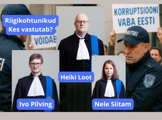 Riigikohtunikud Ivo Pilving, Nele Siitam, Heiki Loot- milleks meile seadused, kui keegi neist välja ei tee?