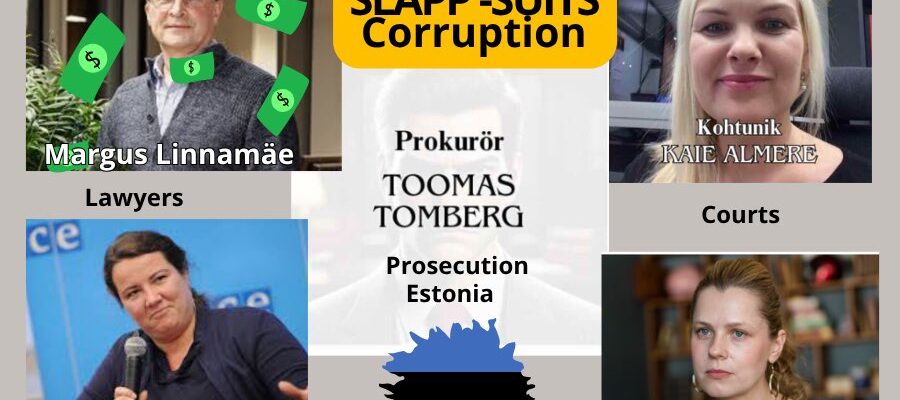 How prosecutor Toomas Tomberg, lawyers Karmen Turk, Maarja Pild, and financier Margus Linnamäe silence victims with SLAPP lawsuits in the Estonian court system How prosecutor Toomas Tomberg, lawyers Karmen Turk, Maarja Pild, and financier Margus Linnamäe silence victims with SLAPP lawsuits in the Estonian court system