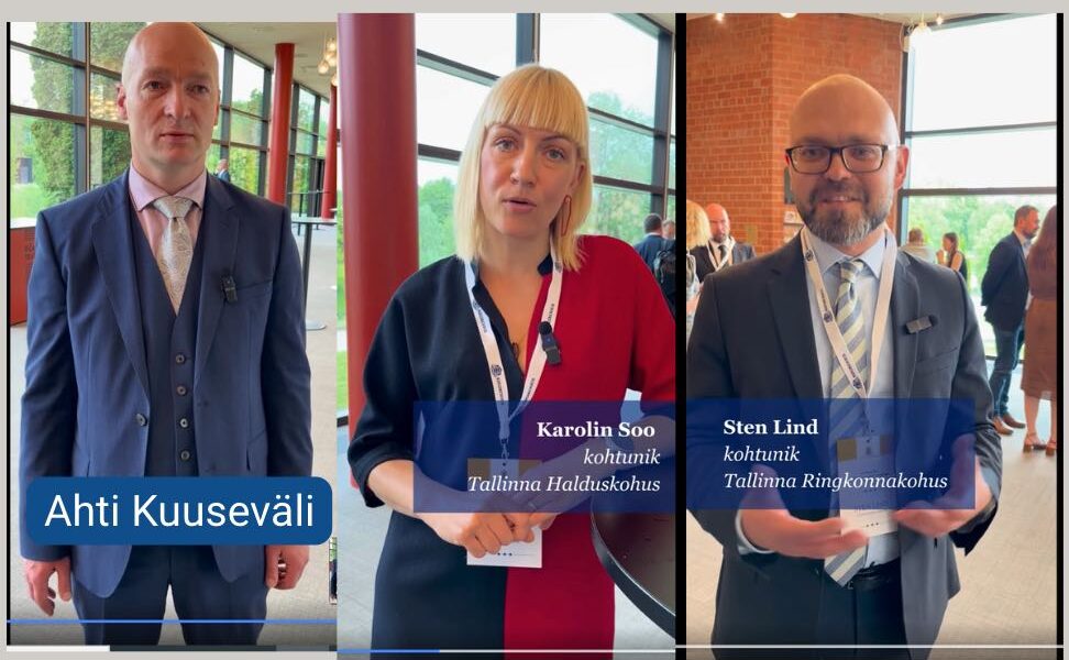 Foto: Ekraanipildid videost: Kohtunik Ahti Kuuseväli, Karolin Soo ja Sten Lind