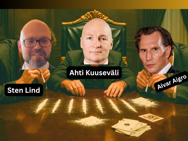 Kohtunik Sten Lind, Ahti Kuuseväli ja ärimees Aivar Aigro kokaiin määrab kohtuotsused