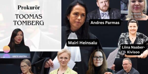 Korruptsioon Kohtunik Mairi heinsalu, prokurör Toomas Tomberg, peaprokurör Astrid Asi, kohtunik Kaie Almere, Liina Naaber Kivisoo,Villu Kõve, Kädi Vaker, Anna Liiv, Grete Vahtra Organiseerivad tapmisähvardusi advokaadid kohtunikud ohver