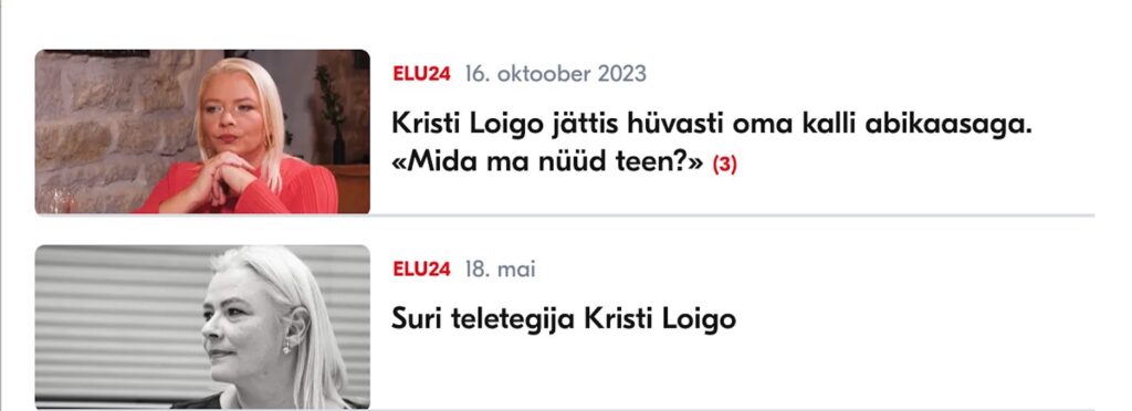 Kristi Loigo Jan Loigo tapeti SLAPP Karmen Turk,Maarja Pild Freiberg Triniti advokaadid Margus Linnamäe ja Jüri Pihel kasusaajad, Prokuratuur Andres Parmas,Õnne Neare Vaarmann