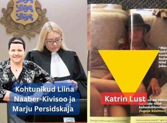 Kohtunikud Liina Naaber-Kivisoo, Marju Persidskaja ja Katrin Lust viivad läbi kohtu prostitusiooni