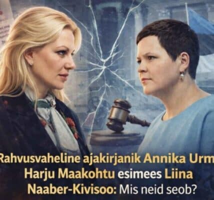 Rahvusvaheline ajakirjanik Annika Urm ja Harju Maakohtu esimees, kohtunik Liina Naaber-Kivisoo: mis neid seob?