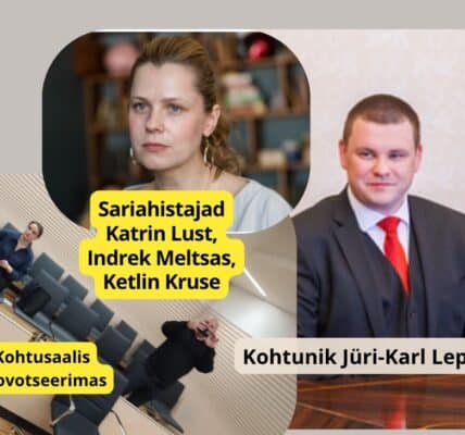 Kothunik Jüri-Karl Leppik Sariahistajad Katrin Lust, Indrek Meltsas, Ketlin Kruse