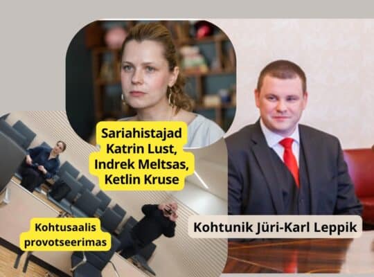 Kothunik Jüri-Karl Leppik Sariahistajad Katrin Lust, Indrek Meltsas, Ketlin Kruse