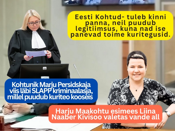 Harju Maakohtu esimees Liina Naaber Kivisoo valetas vande all