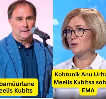 Vabamüürlane Meelis Kubits ja kohtunik Anu Uritam. Anu Uritam on Meelis Kubitsa sohilapse ema