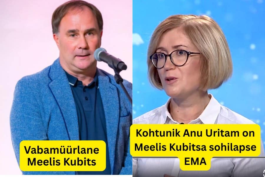 Vabamüürlane Meelis Kubits ja kohtunik Anu Uritam. Anu Uritam on Meelis Kubitsa sohilapse ema