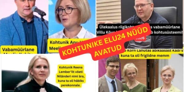 Kohtunike elu24 nüüd avatud! Kohtunike eraelu on avalik, see on avalik huvi!